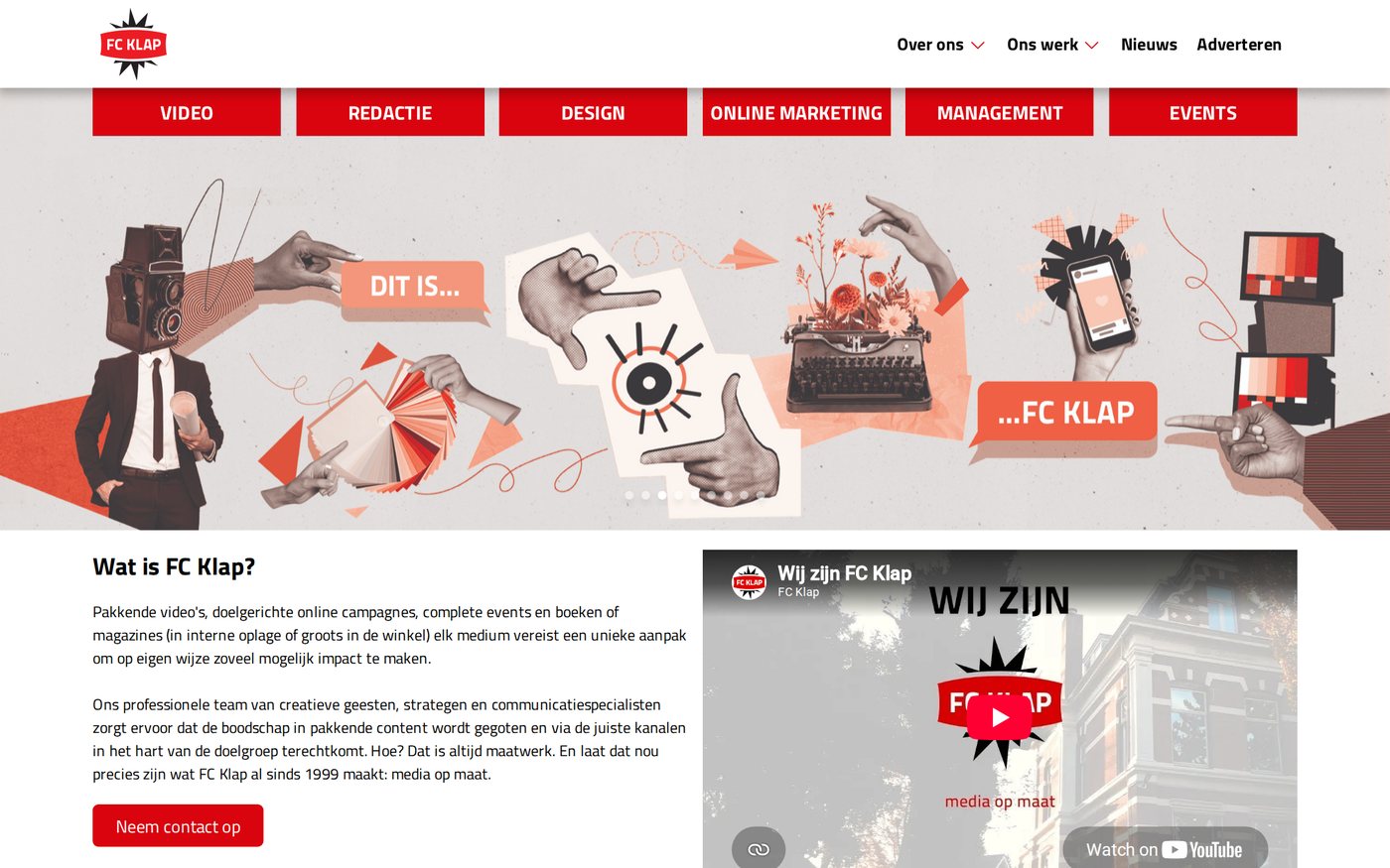 FC Klap website